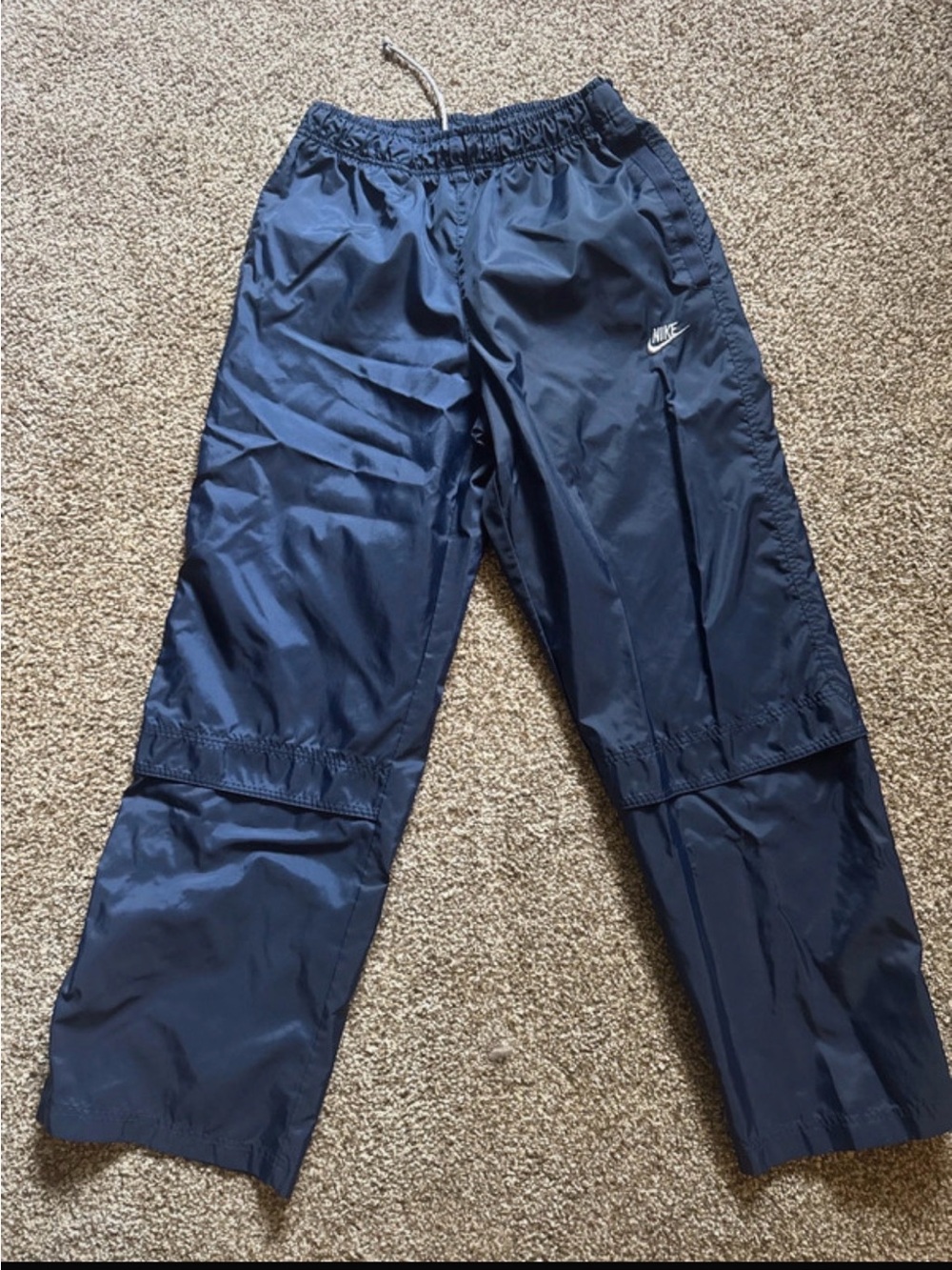 Nike Men’s Navy Blue Windbreaker Jogger Pants